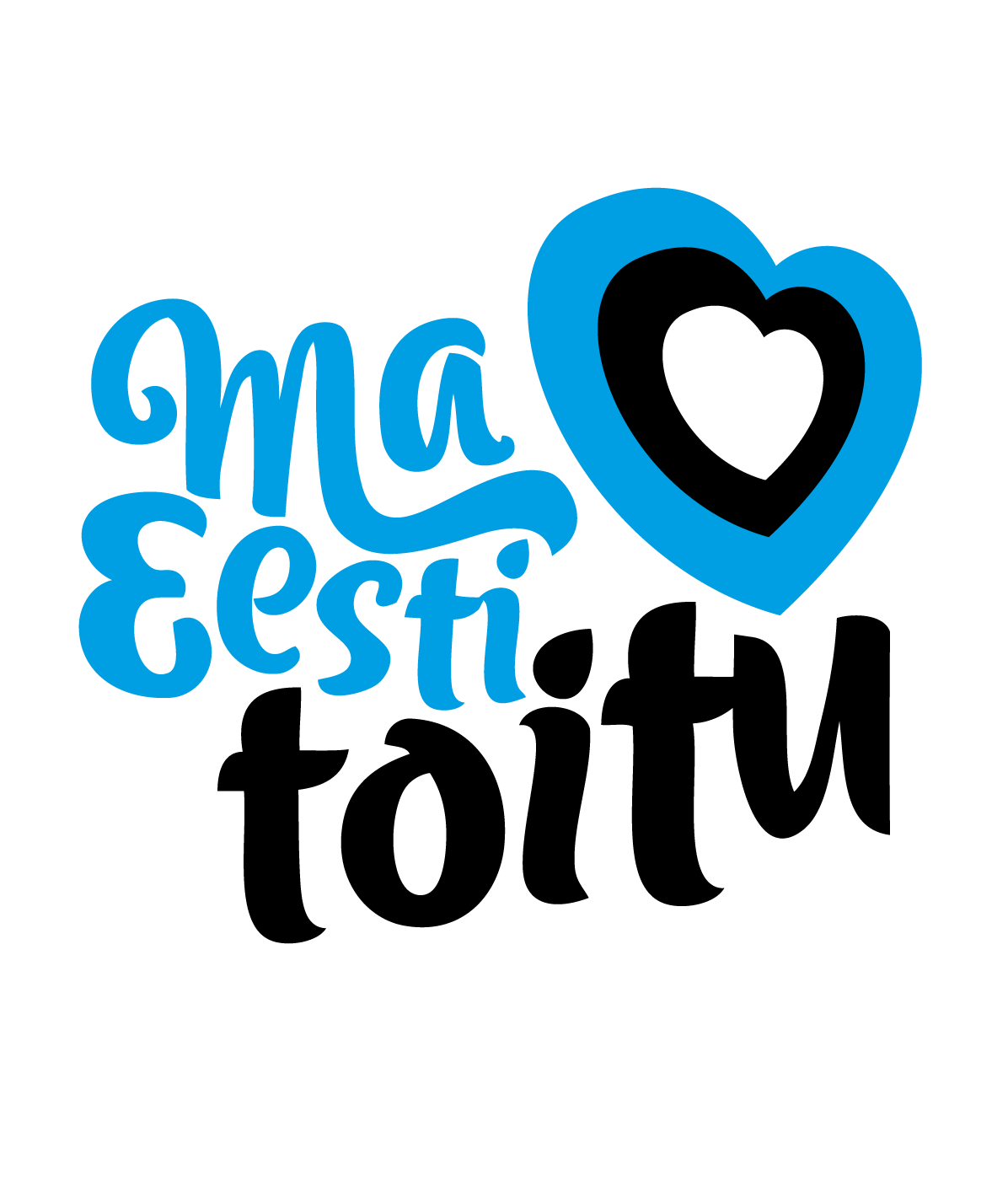 Eesti toidu edendamise programmi logo "Ma <3 Eesti toitu"