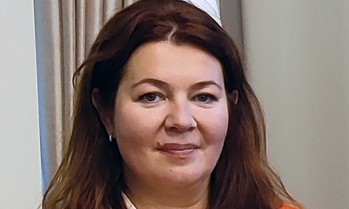 Olga Lavrentjeva portreefoto