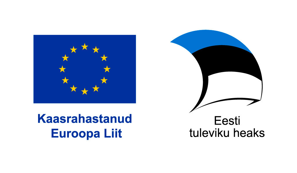 Logo - Ühtekuuluvusfond (värviline, tekstiga "Kaasrahastanud Euroopa Liit".